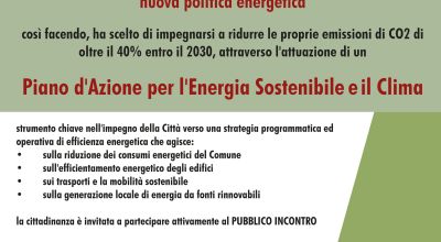 Piano di Azione per l'Energia Sostenibile e il Clima