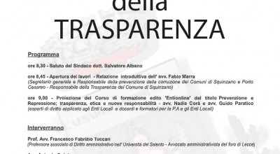 GIORNATA DELLA TRASPARENZA